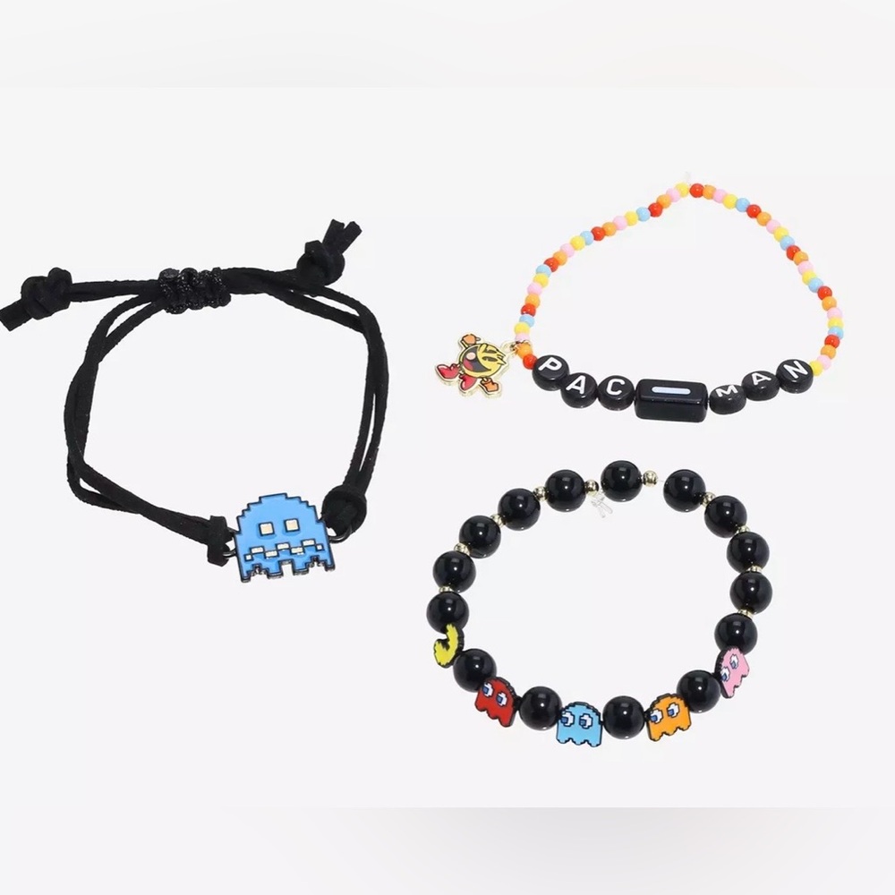 Pac-Man Charm Bracelet Set (3)